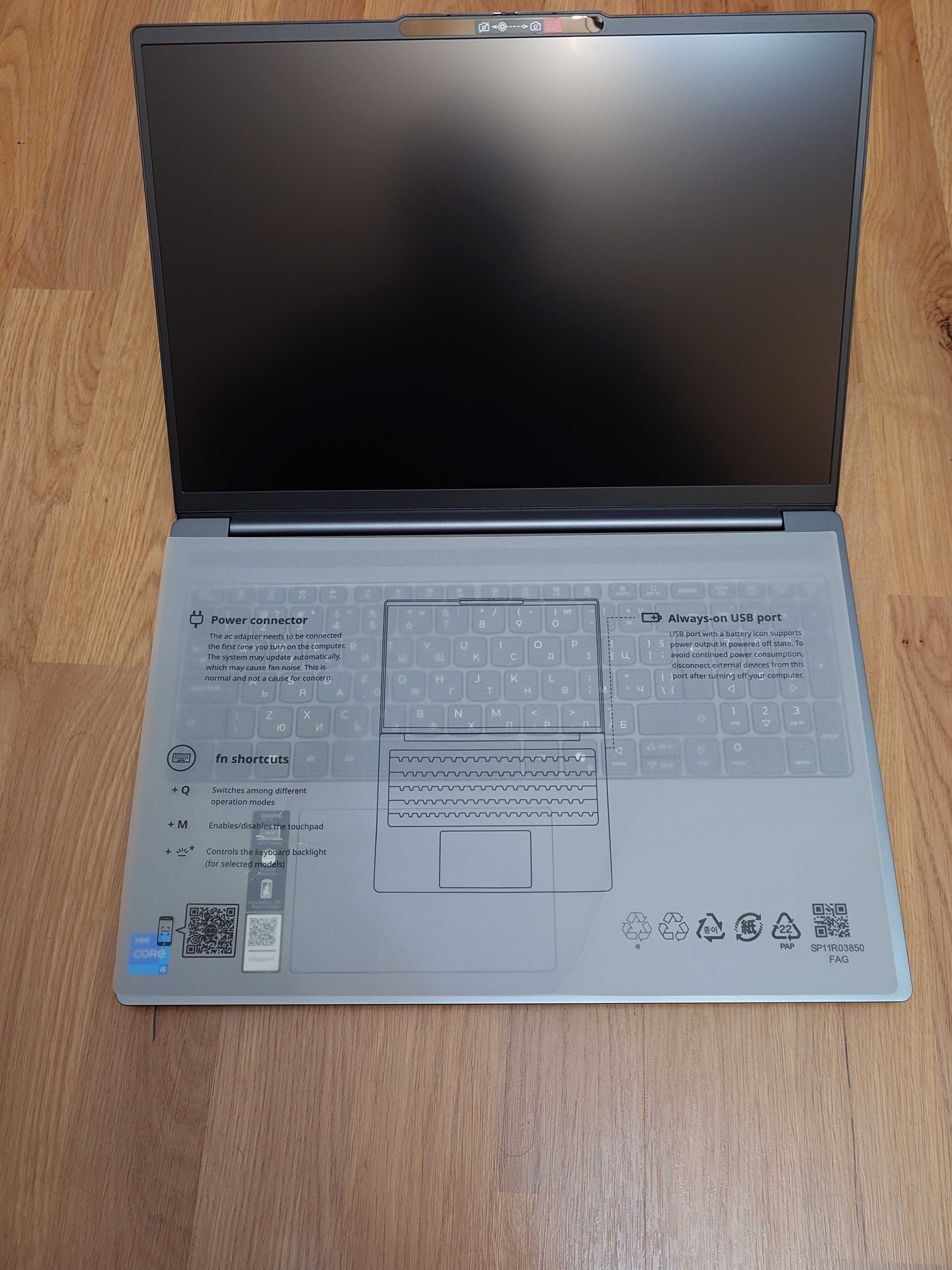 Нов Лаптоп Lenovo IdeaPad Slim 5 16 16IRH10 windows