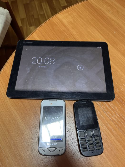 планшет prestigio и 2 телефона