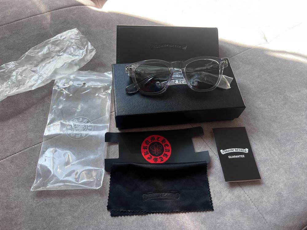 Мъжки слънчеви очила Chrome Hearts CH8251 Transparent