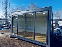 Container vitrina Container birou magazin Containere santier vitrate