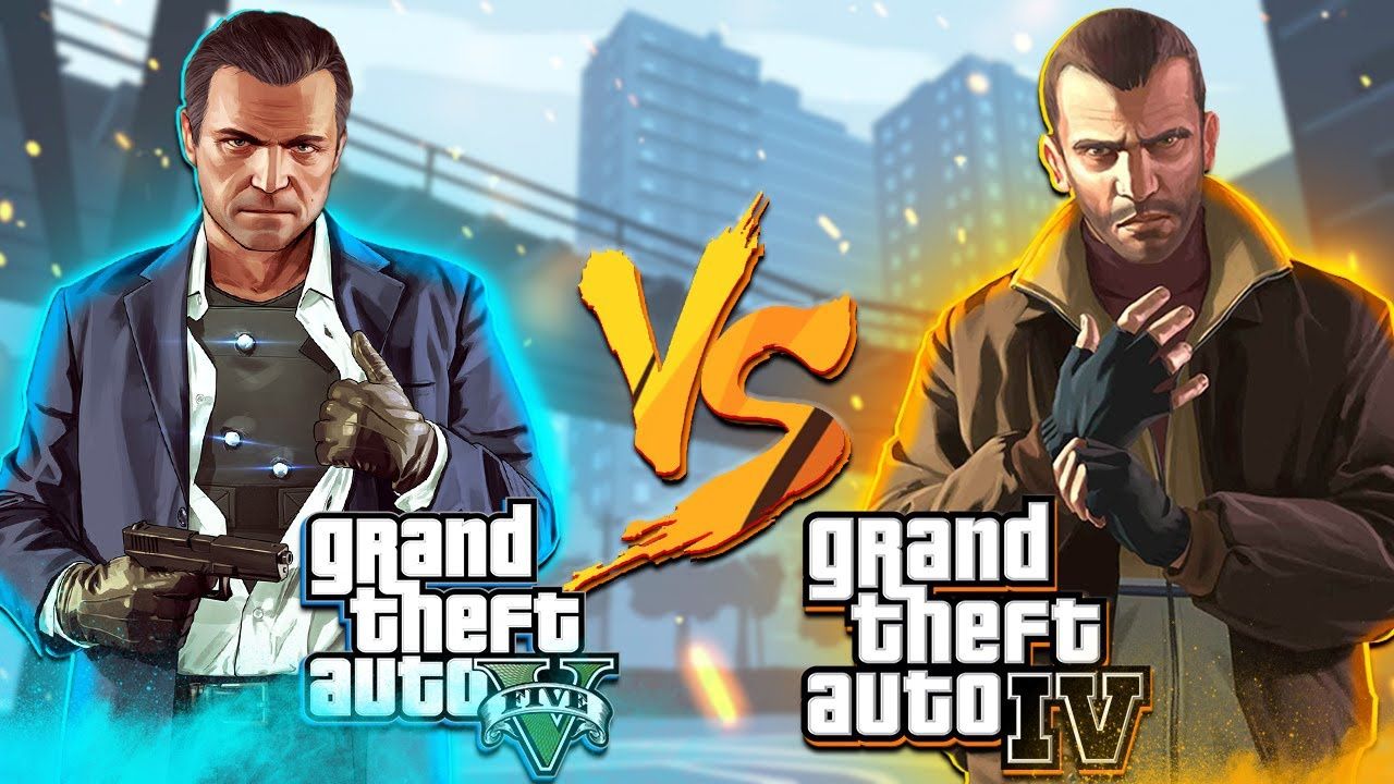 GTA IV и GTA V для компьютер и ноутбуков.