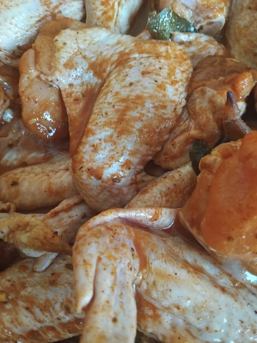 Шашлык маринад филе кур и крылья  вакум по 1 кг