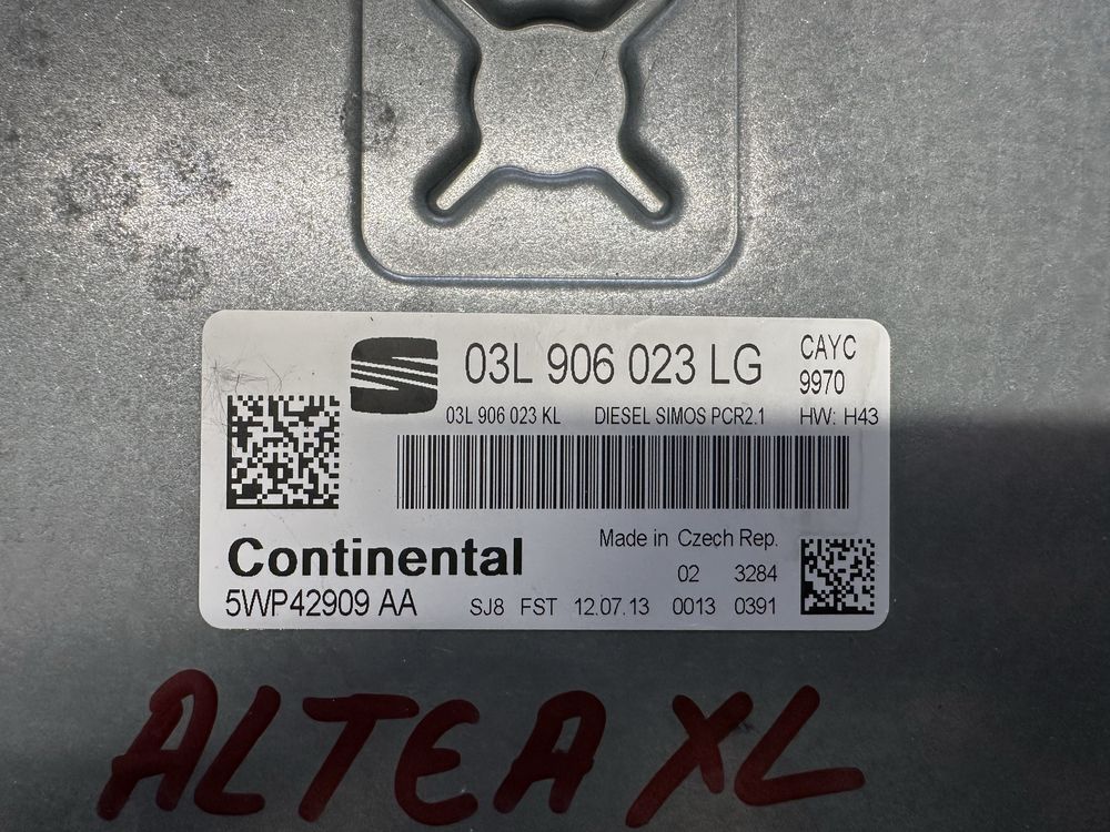 Компютър/ECU за Сеат Алтеа 1.6tdi след 2010г.!