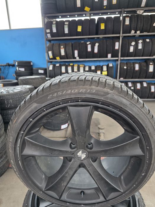 Jante aliaj BMW seria 4 5 6 anvelope pirelli