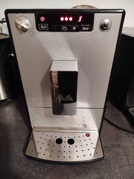 Expresor cafea Mellita Solo 1400W,15bari ,slim Silver