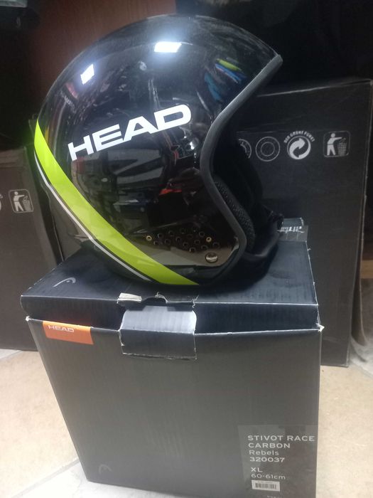 ТОП Състезателни Ски Каски Head Stivot Race Carbon