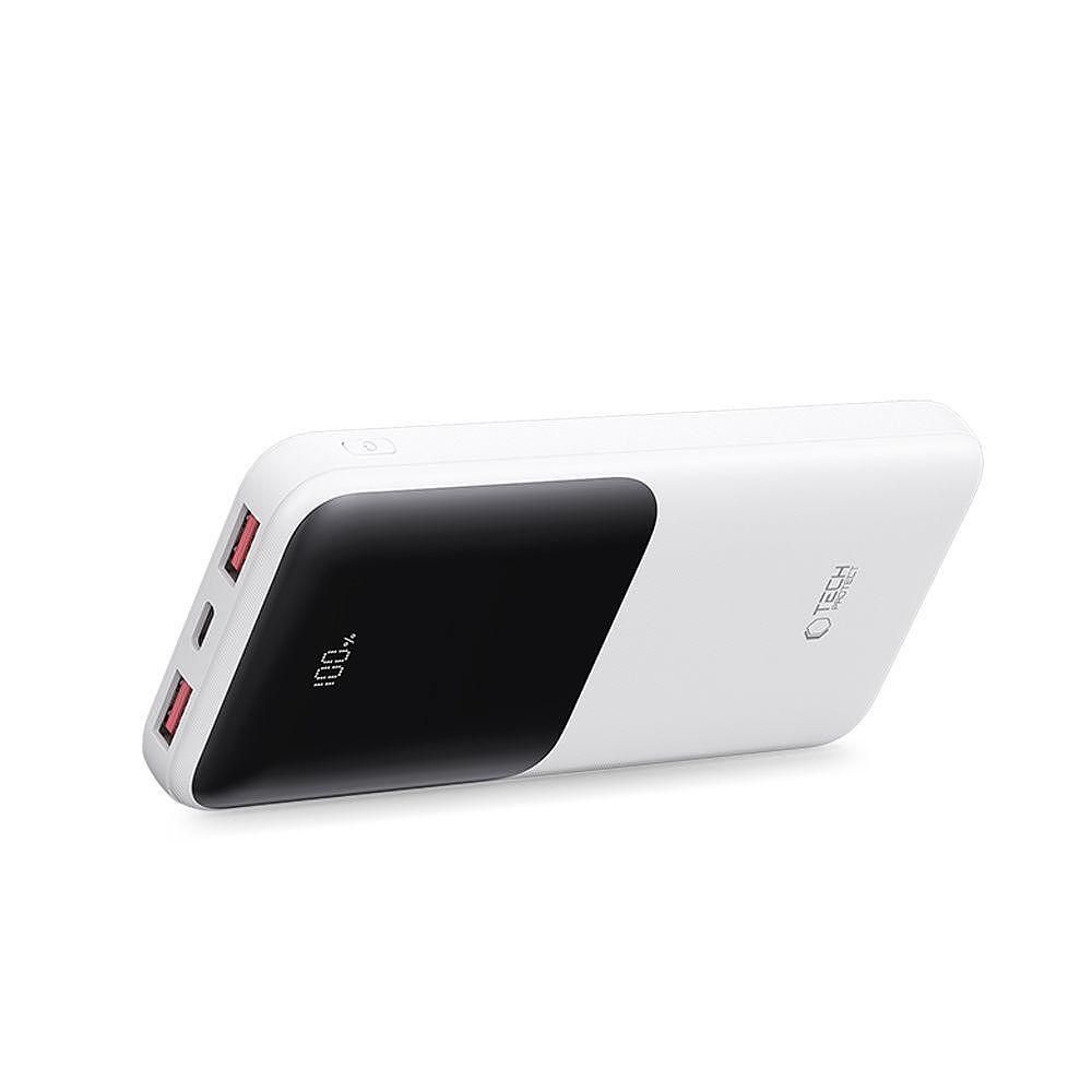 Допълнителна батерия tech-protect pb02 power bank 10000mah 22.5w бяла