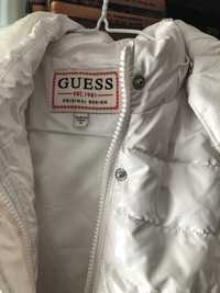 Geaca Guess alb sidef