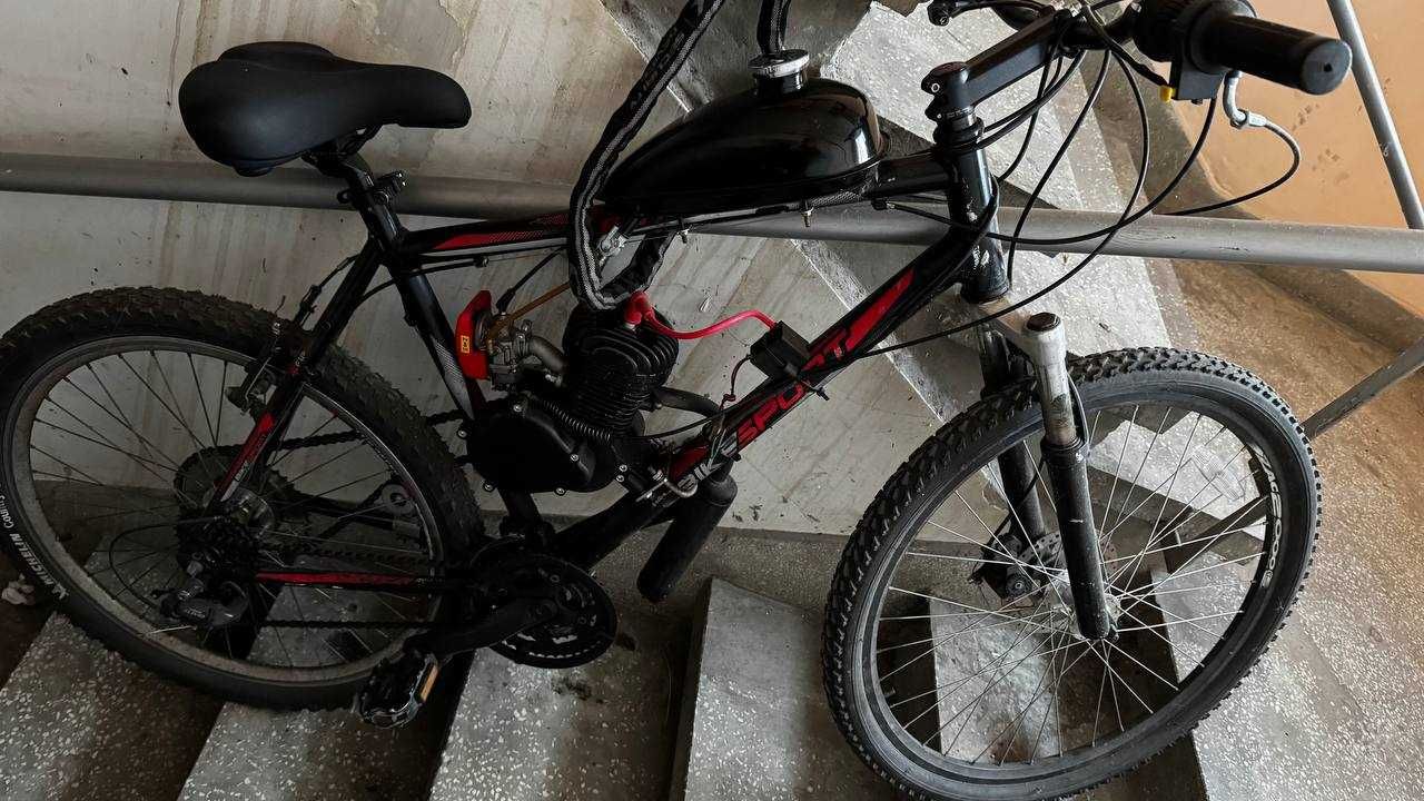 Веломотор 100cc Двутактов