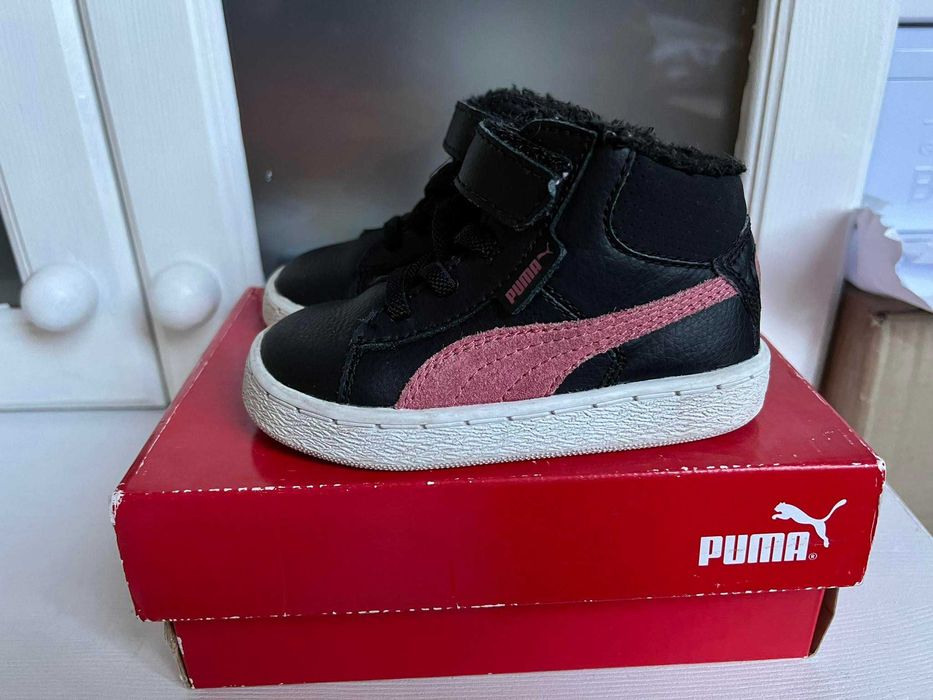 Puma Black-Rapture Rose - детски обувки - размер EU 21