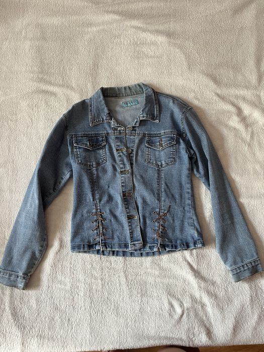 Дамско дънково яке