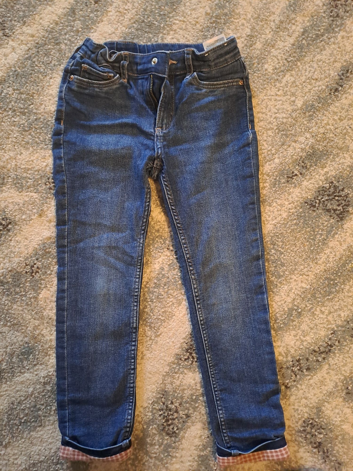 Jeans dublat H&M marimea 110(4-5 ani)