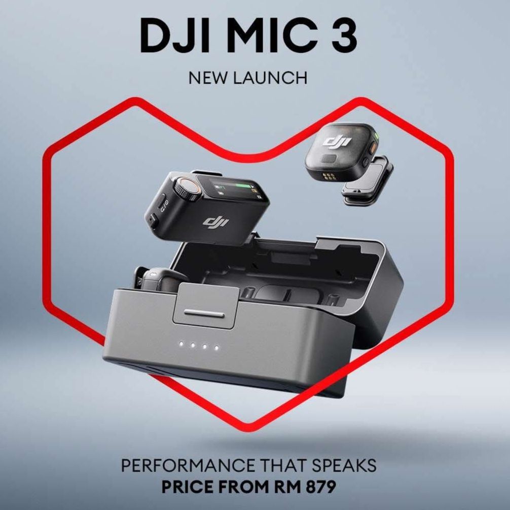 DJI Mic 3 — Профессиональный беспроводной микрофон. Есть доставка