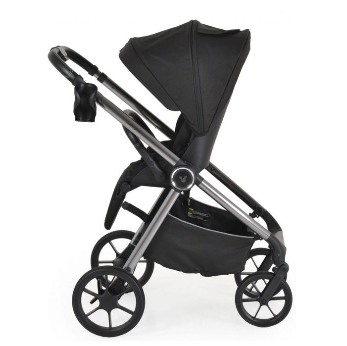 Комбинирана бебешка количка 3 в 1 Cangaroo - Unique, Carbon Black