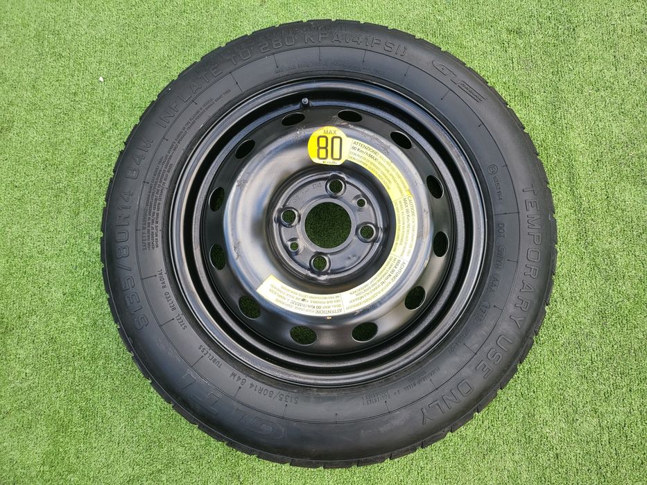 Резервна гума ,патерица 14 4х98 Фият 500 ,Fiat 500