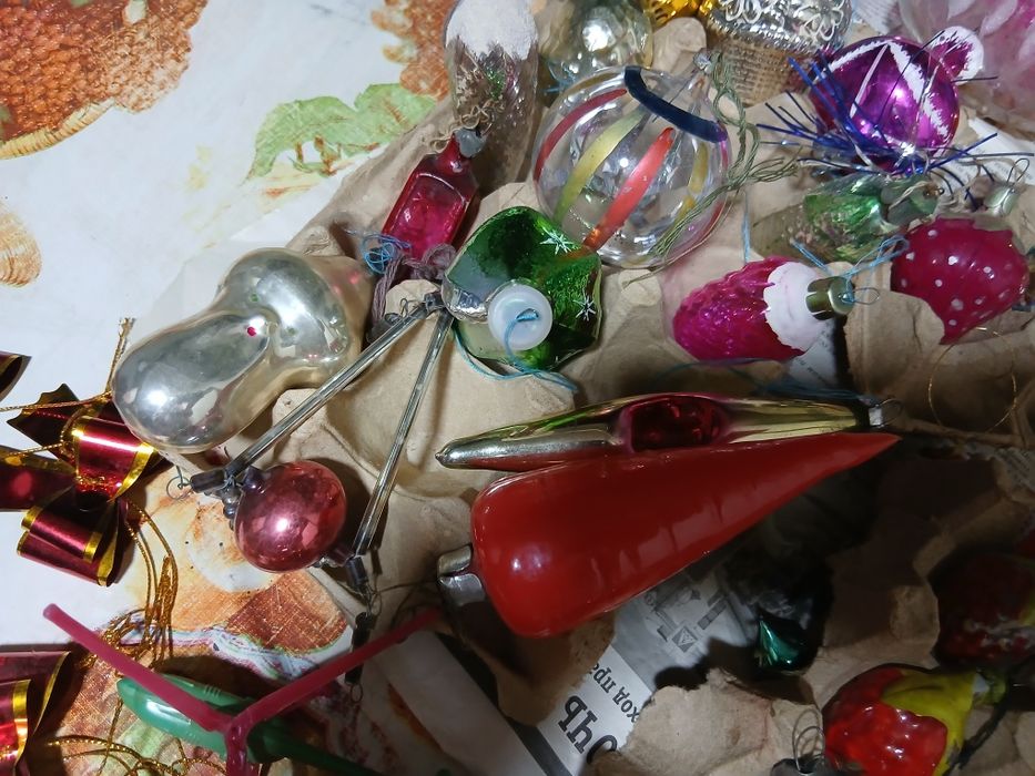 Игрушки на ёлку СССР.