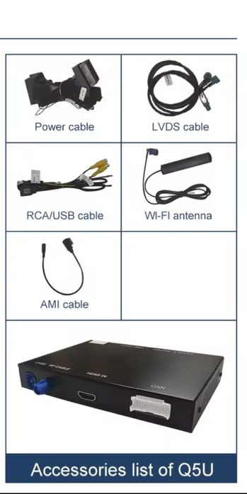 Wireless CarPlay Android Auto Audi A4 B8 A5 Q5 2009-2015