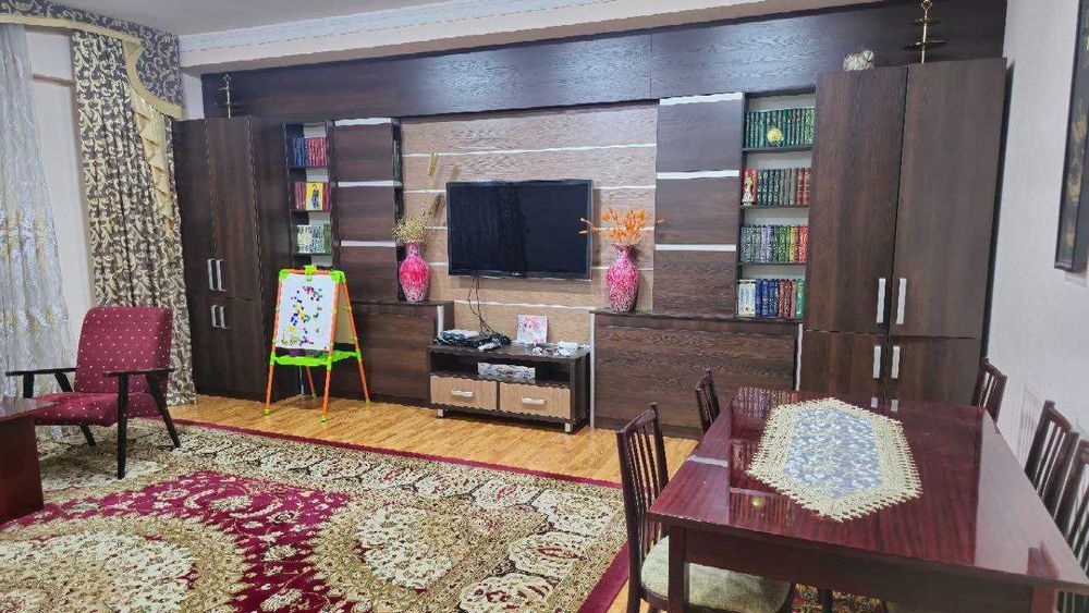 Новострой 3/2/4 общей площадью 93+7кв.м на Шахристан метро Телебашня