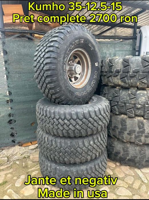 Cauciucuri off road 31,32,33,35 inci silverst,kumho,cross,cooper,jante