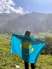Флаг Казахстана! В ОПТОМ И РОЗНИЦУ