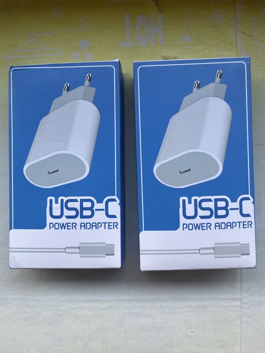 Зарядно 30W адаптер USB-C + кабел 2м USB-C или USB-C/Lightning