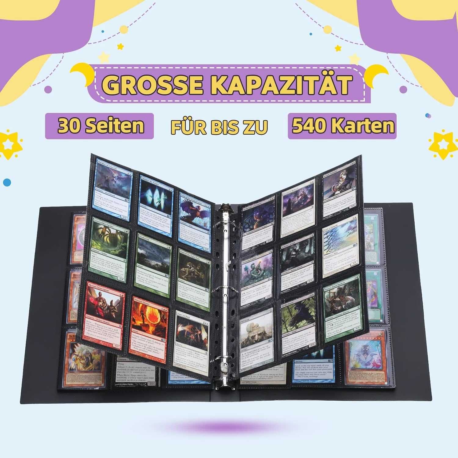 Албуми за колекционерски картички Lictin, 540 джоба