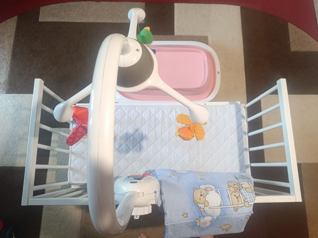 Ofertă!Pătuț, cădiță, jucărie Chicco