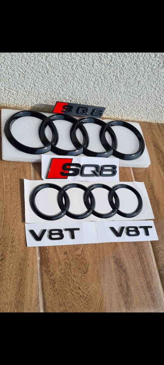 Емблема Audi S3 S5 S7 S8 SQ3 SQ5 SQ7 SQ8 Емблеми V8T V10 W12 Ауди A8L