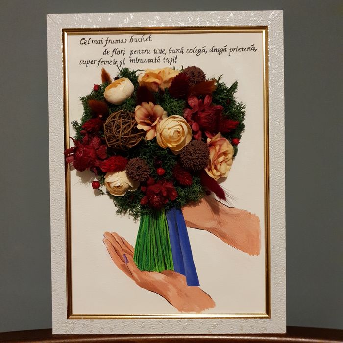 Aranjamente florale, cutii cu flori, rame decorate