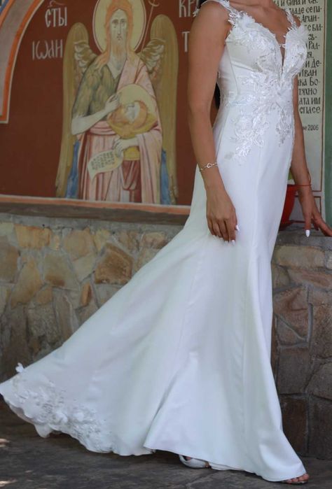 Сватбена рокля тип Русалка