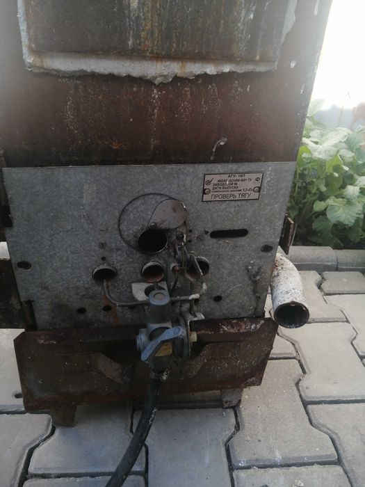 Продам печку газ уголь