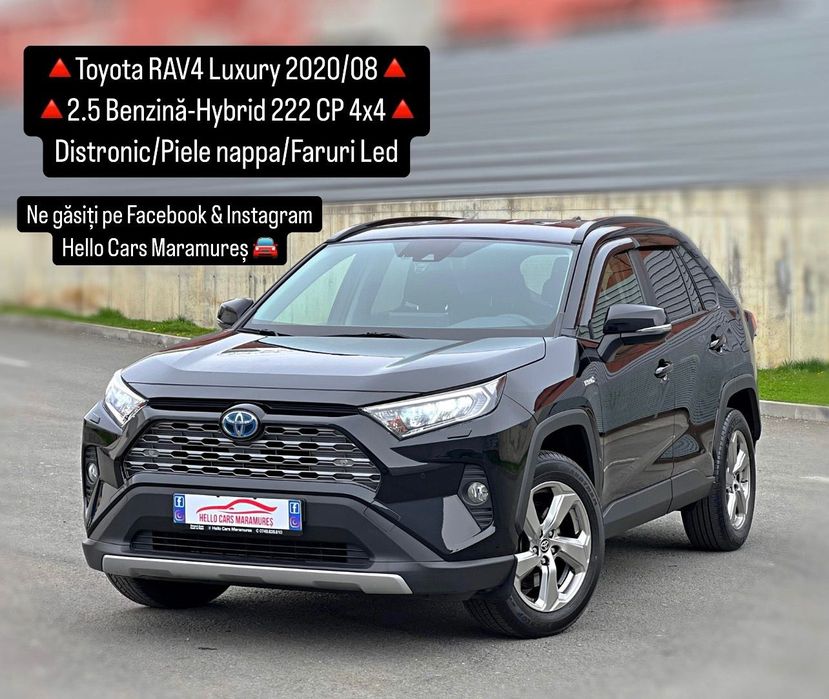 Toyota RAV4 LUXURY 4x4 Hybrid Piele Perforata Distronic