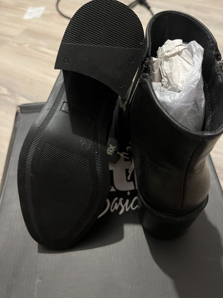 Xti - Ghete dama, Piele ecologica, 37 EU, Negru