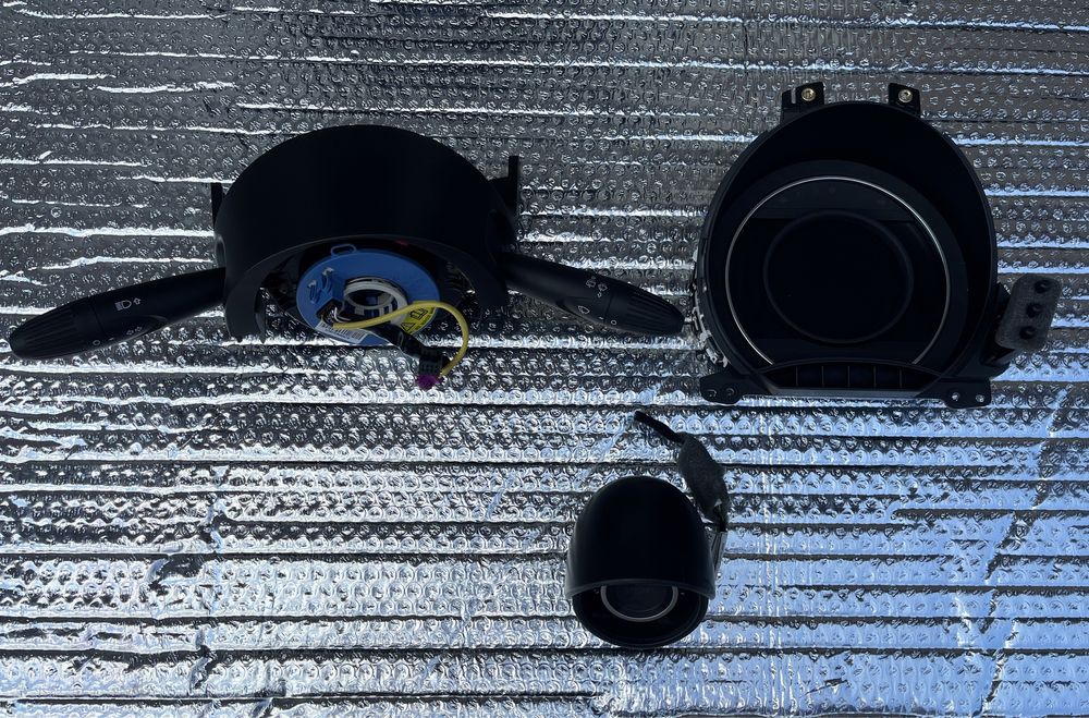 Ceas bord / Spira volan / Ceas presiune turbo Fiat 500 Abarth