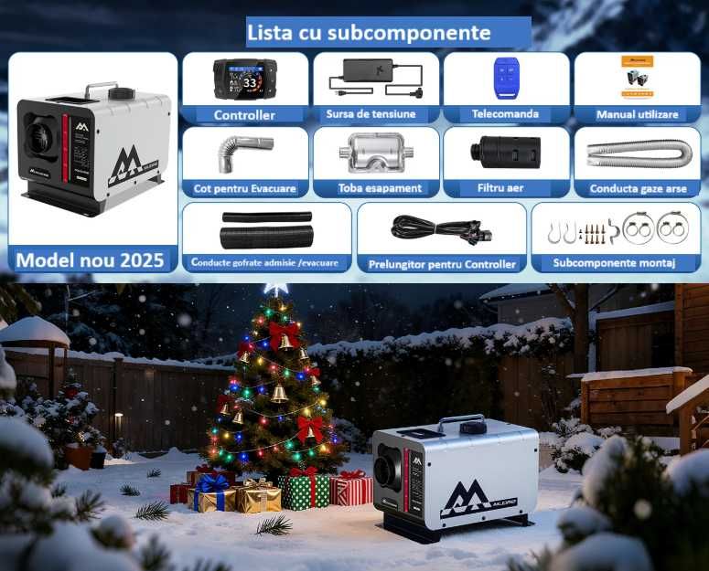 Incalzitor Mudiro 8 kw cu sursa de alimentare