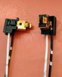 Set 2 mufe / soclu pentru bec H1, model cu 2 fire