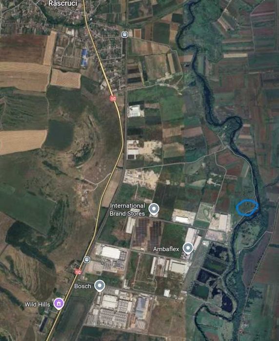 Teren extravilan, zona ind. Rascruci, Bontida, 10.600 mp, 5 EUR/mp