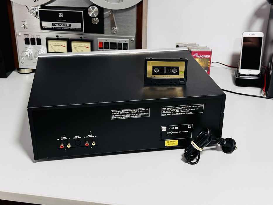 Deck nemțesc DUAL C810,vu-metre,Mpx,servisat,sunet calitativ !