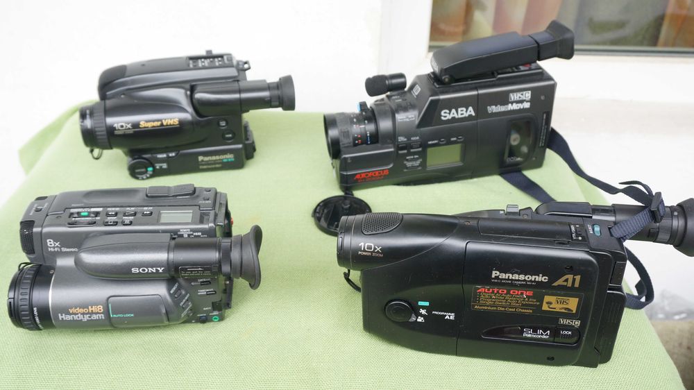 Lot  video camere MiniDv Digital8 Hi8 VHS-C defecte
