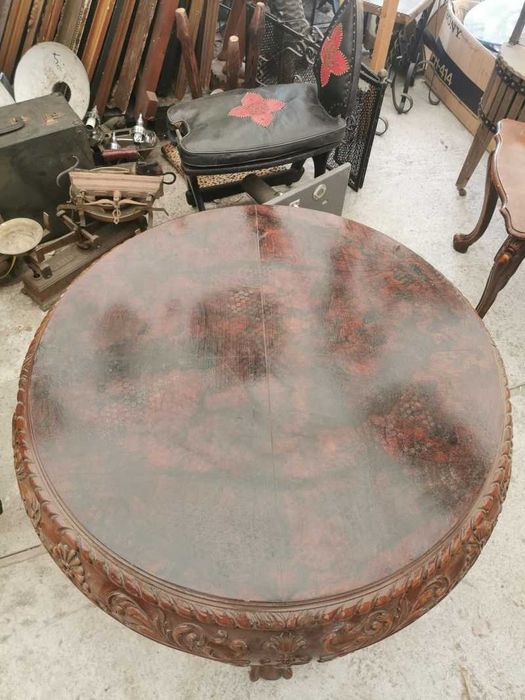Masa Rotundă Stil Baroc Italian