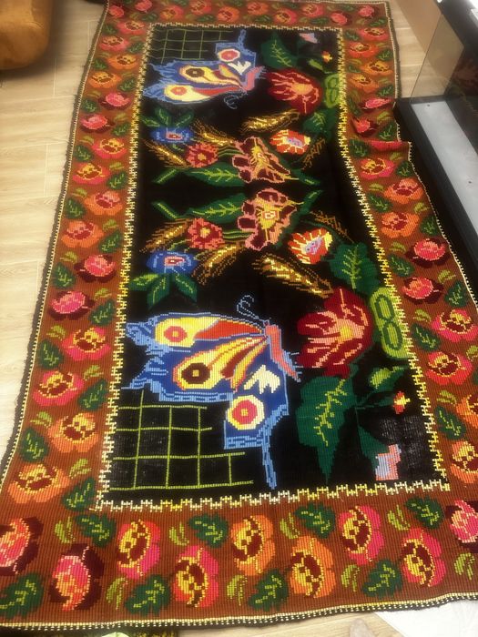 Covoare si macate tesute manual la razboi anii ‘40 - ‘50