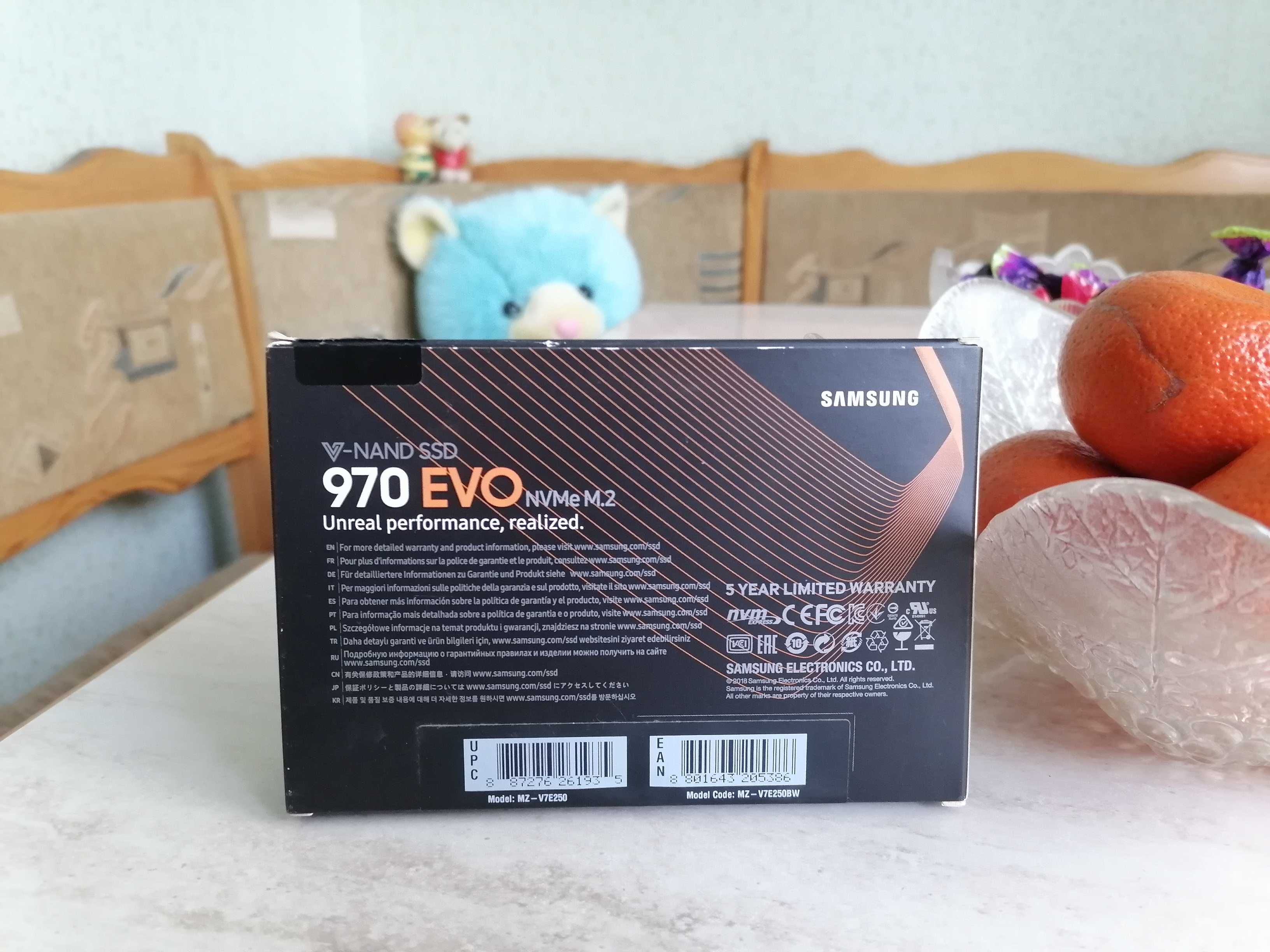 Продам  Samsung 970 Evo 256gb  NVMe SSD