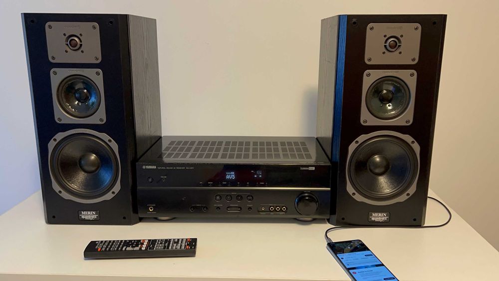Amplificator Receiver Yamaha RX-V371 & Boxe Quadral Merin Phonologue E