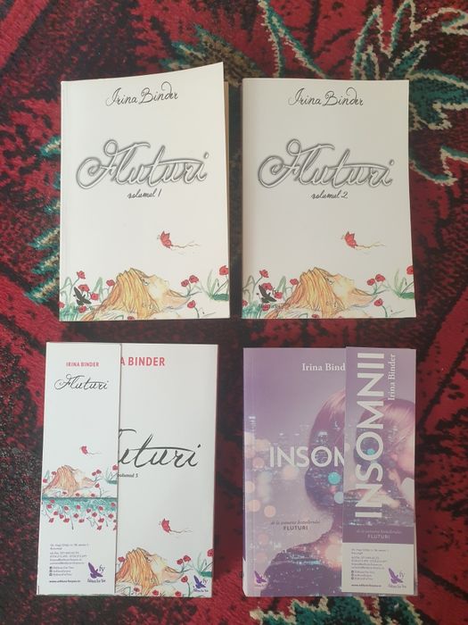 Set carti, Insomnii si seria Fluturi, de Irina Binder