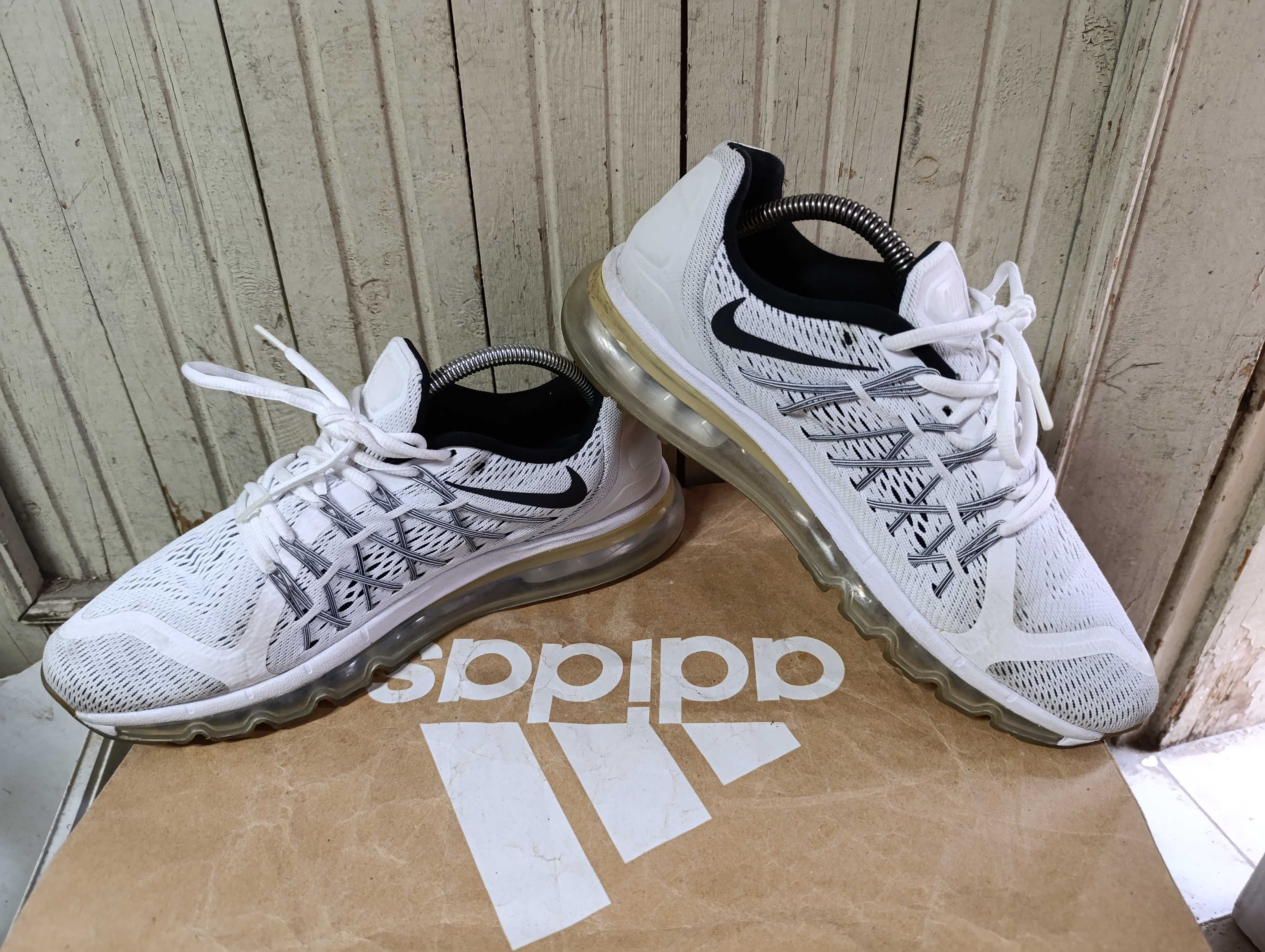 Nike Air Max 2015 White/Black''оригинални маратонки 44 номер