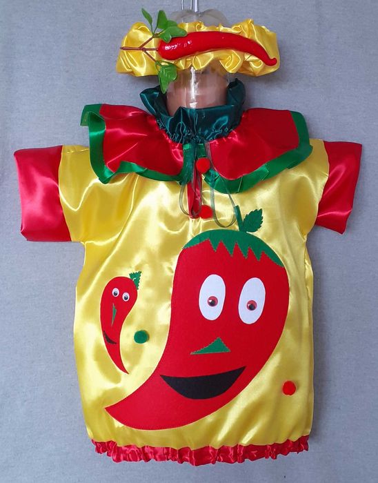 Costum Ardei kapia rosu pentru copii