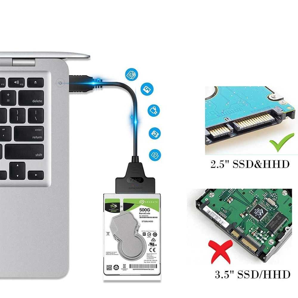 Adaptor hdd ssd 2.5 inch sata3 la USB 3.0