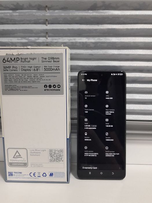 Tecno camon 19 sotiladi