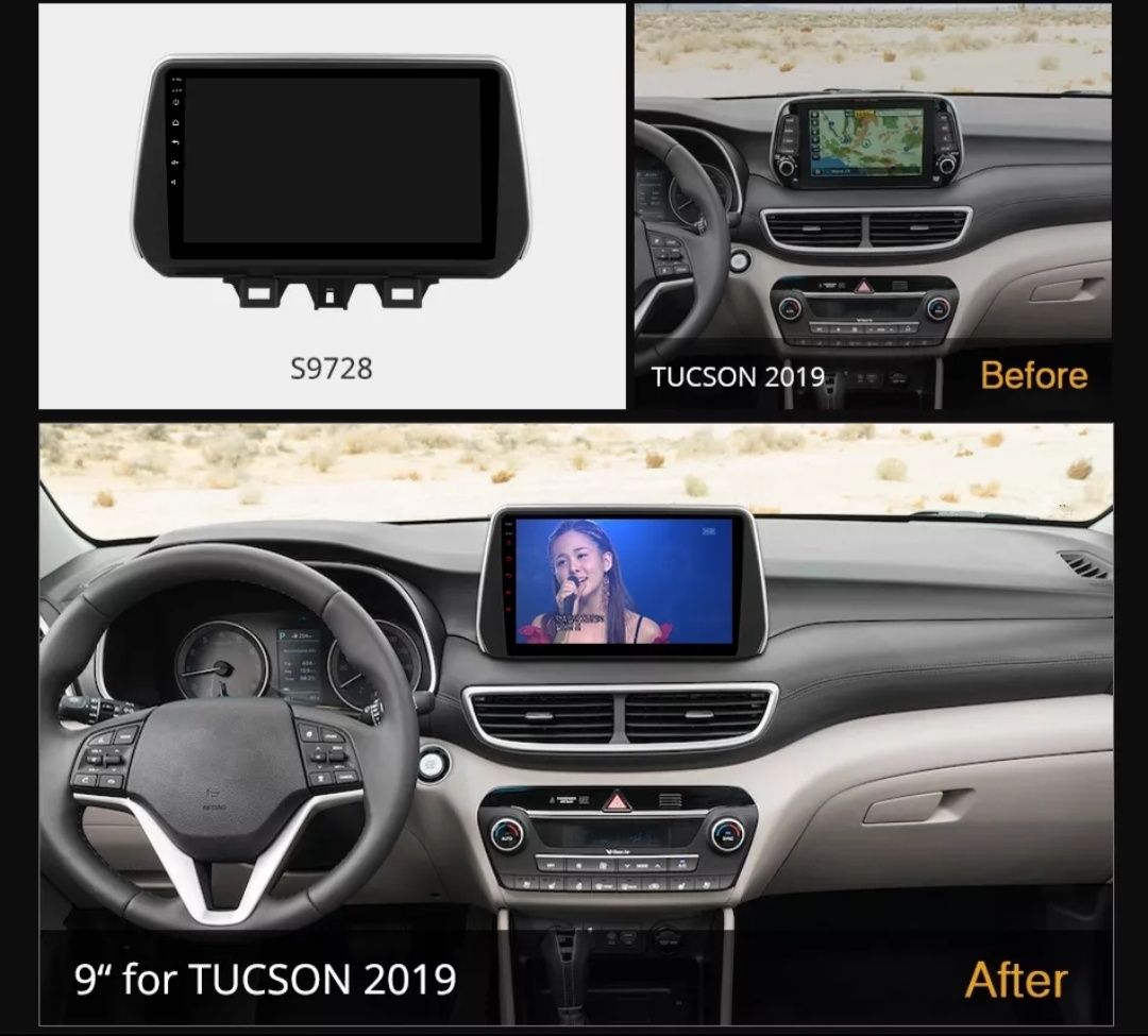 Multimedia Android 10.  Hyundai Tucson