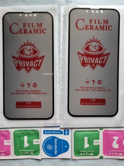 Folie Privasy AntiSpy iPhone 15, 14, 13, 12, 11, XS, Max, Pro, Plus